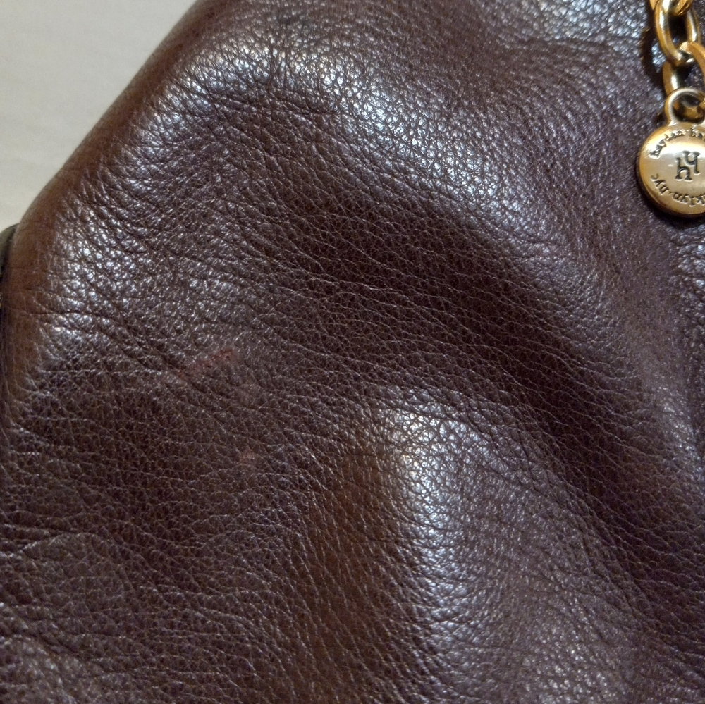 Hard to Find Hayden Harnett Ana Hobo Handbag in Chocolate Brown Leather - Picture 14 of 16